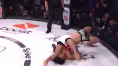 Michael Chandler sends Benson Henderson to Suplex City