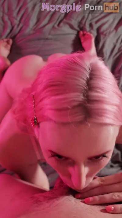 Jerking it out then gulping it down 🤤