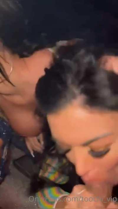 passing the dick around in the club