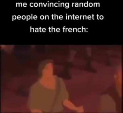 The protest in France