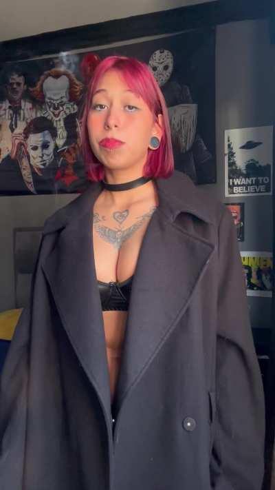 I like to get naked while I smoke a cigarette