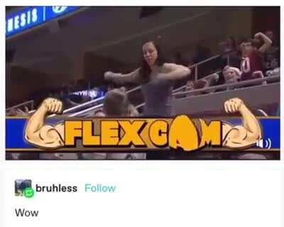 I love how he just sits back down.