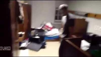 Roommate Gets His Ass Beat For Stealing