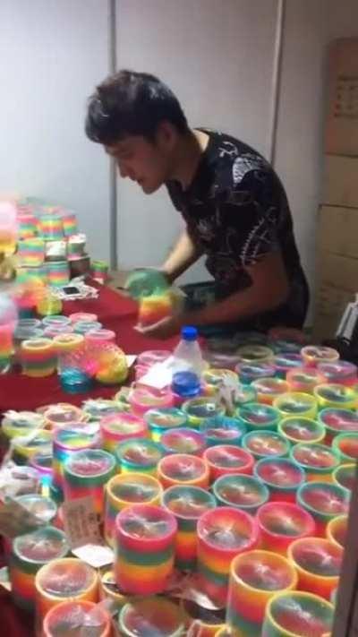 Slinky’s already defied the laws of physics…