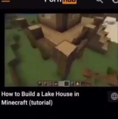 How to Build a Lake House in Minecraft! (for anyone wondering how to)