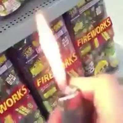 Acting like a frickin menace