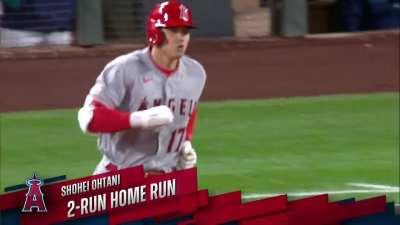 [Highlight] [Highlight] Ohtani hits a 2 run Home Run to take the lead
