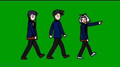 Komi-san chonk walk.. (green screen)