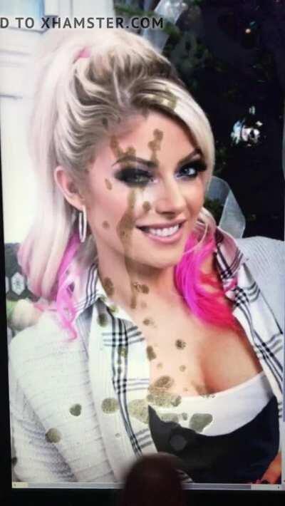 Covered Alexa Bliss in my dick juice
