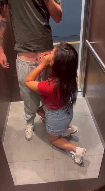 Got too horny out in public