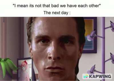 apparently it was that bad