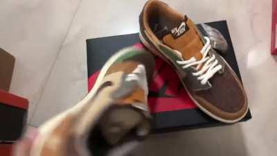 Zion Williamson x Air Jordan 1 Low OG “Voodoo”size：36-47.5 from Amyhushoes