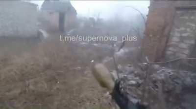 Ukrainian soldier firing RPG's in or around Bakhmut