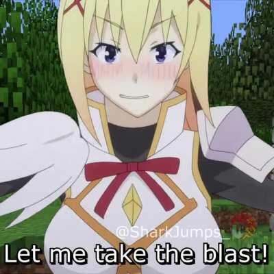 Darkness plays Minecraft