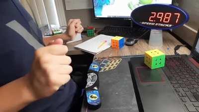 Max Park's sub three ,2.98 single .