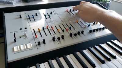 Im in love with the warm analog tones from my minimoog 😊😈💯👌🪴🪴