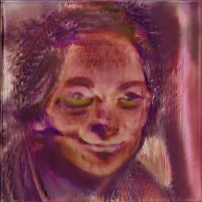 Everywhere at the end of time in 7 minutes (but with AI slowly forgetting a human face)