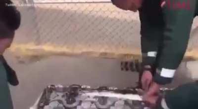 An attempt to cross the border