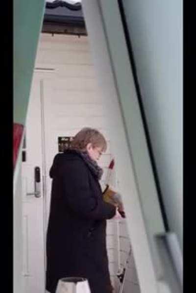 This might be the last thing she saw