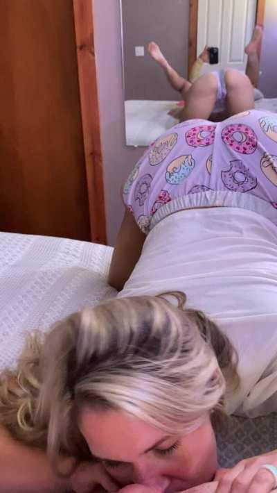 Dont mind me, Ill just be eating my husbands ass