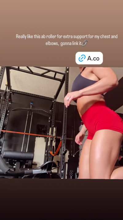 Mandy Rose working out