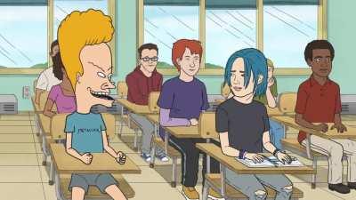 Weird Girl without reactions.