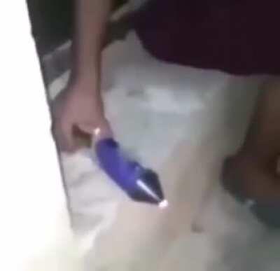 The most literal depiction of dumbasses with lighters...