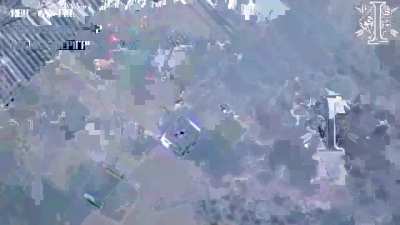 UA_REG Special forces adjust M142 HIMARS GMLRS and FPV drone strikes on several Russian howitzers, personnel, fuel and lubricants storage, in Viktorovka, Goncharovka and Bolshoye Soldatskoye, Kursk Oblast, Russia [09.2025]