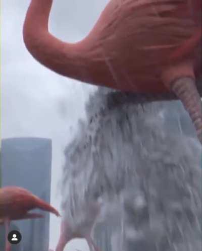 Giant Flamingo Apocalypse 😳🤭@pesmotionStudios