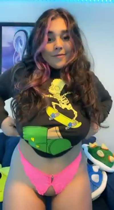 Would you fuck a thick curvy Latina with big boobs?