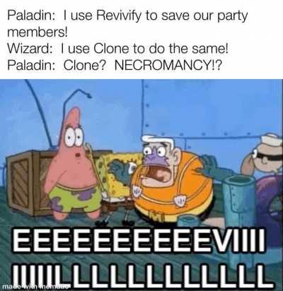 When a holy person does it, it’s fine and dandy. When an academic does it, it’s all Lich comparisons. Cowards.