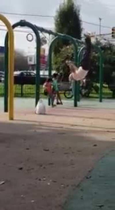 veteran player showing off sick skills