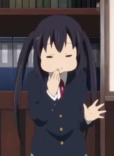 Azusa laughs at you.