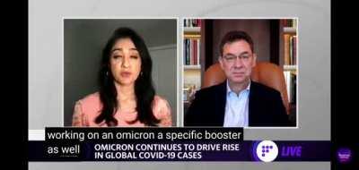 CEO da Pfizer em entrevista ontem (11/01/22): 