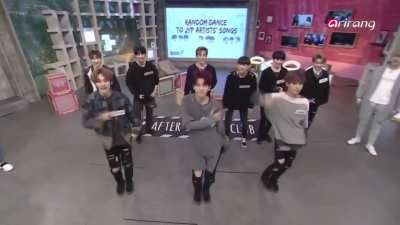 Skz doing the random dance to JYP Artists' songs challenge ( u already know they ate 😭😭) NOTE: video contains footage of former skz member.