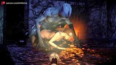 Kate gets jumped by Demogorgon (full redgifs demo with sound is in the comments!)