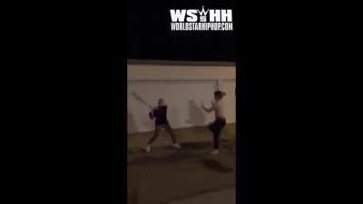 She was swinging for the fences.