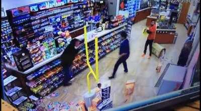 Robbing a convenience store armed only with a pair of wire cutters.
