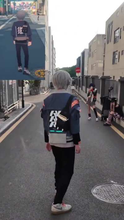 Belle and Wise running in real life