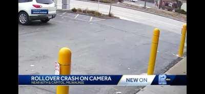 Crash caught on video