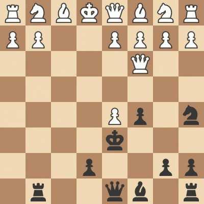 I managed to get an overwhelming win as black, using one of the solidest openers that I know