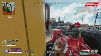 Jump pad said “I believe I can fly!”