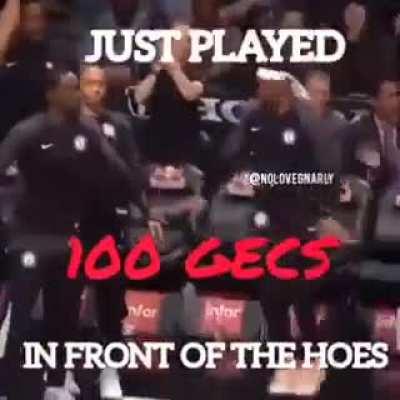 Just played 100 GECS in front of the hoes