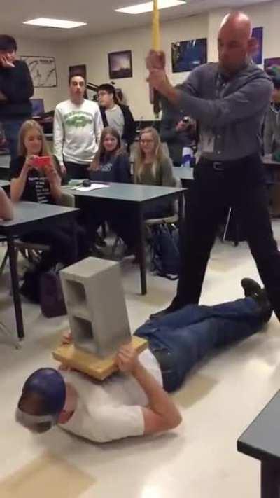 What kind of school experiment is this?