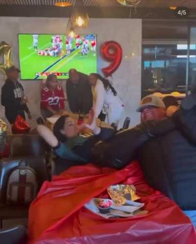 Brie Bella just squeezing some random dude