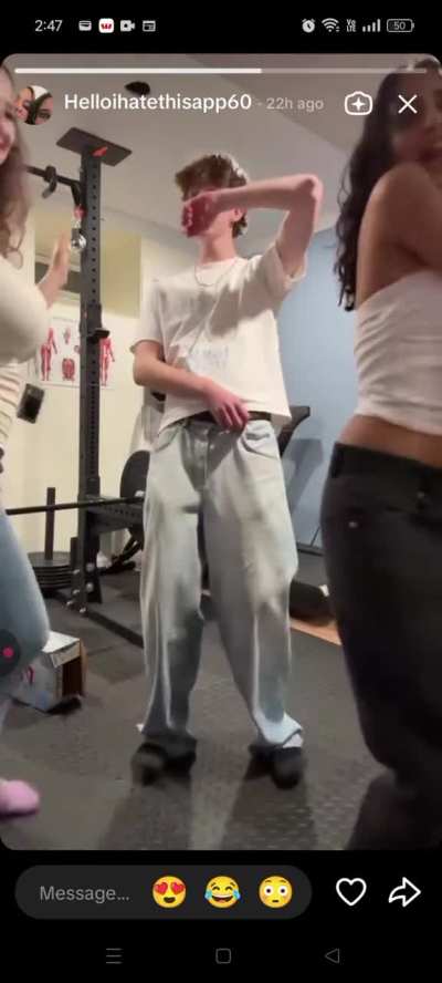 Tits on a stick goat