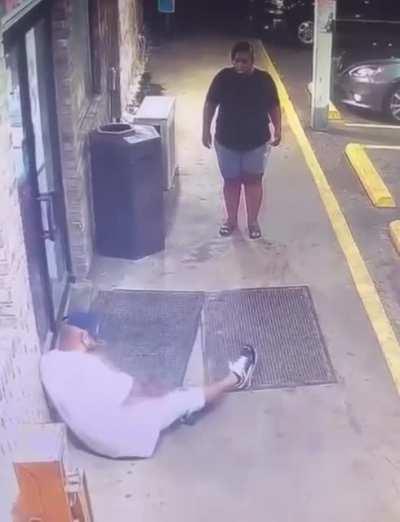 to walk into a store