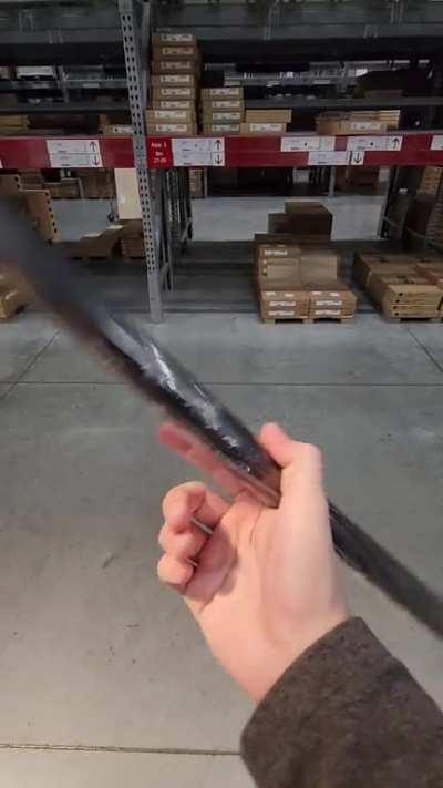 One does not simply walk around holding a rod and not twirl it through one's fingers