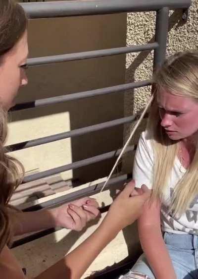 Using a burning hot rail to curl my hair, WCGW?