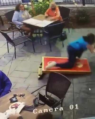 This girl had a bad day at work